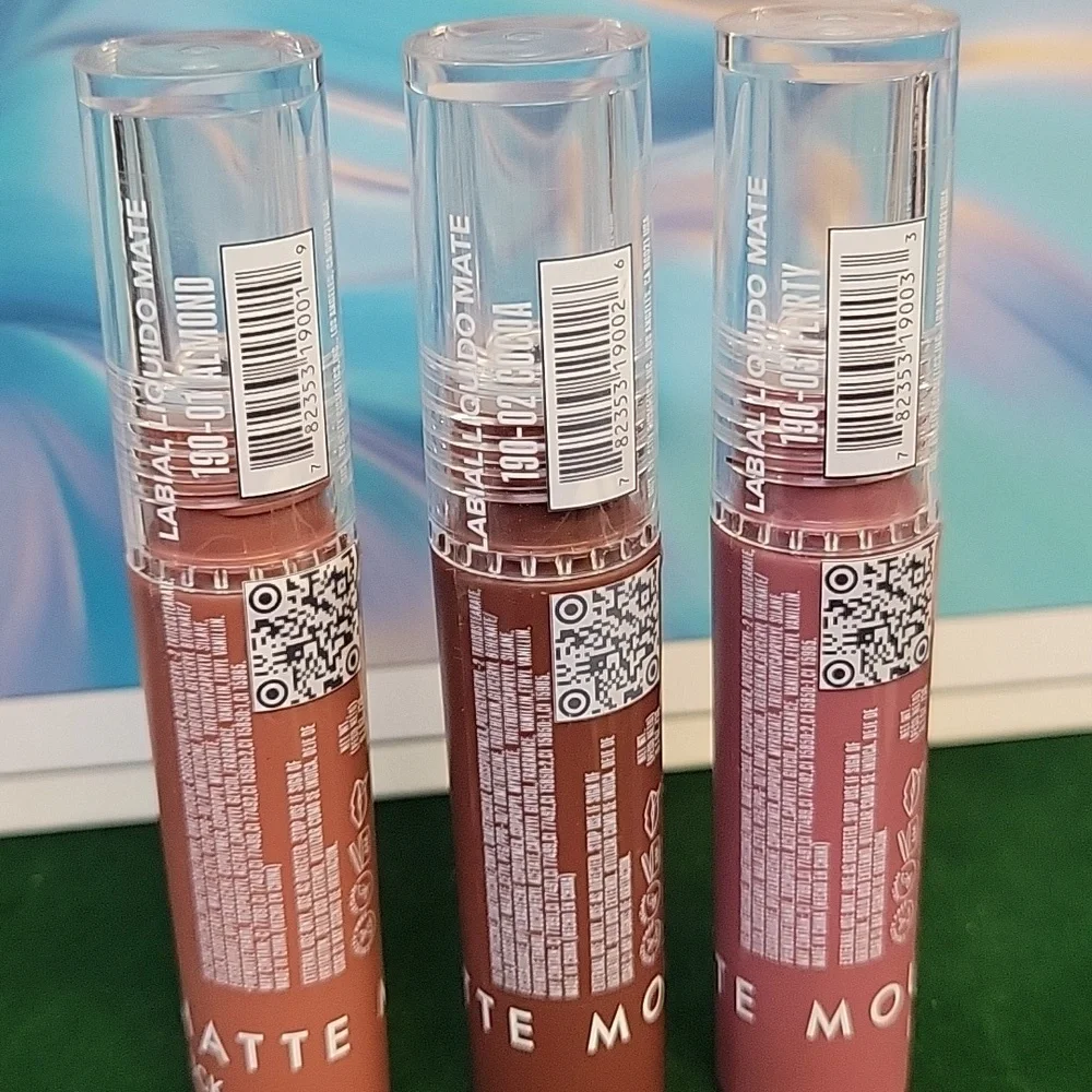 Italia Mousse Matte Liquid Lipstick 3g Each Set of 3 New Sealed Tube